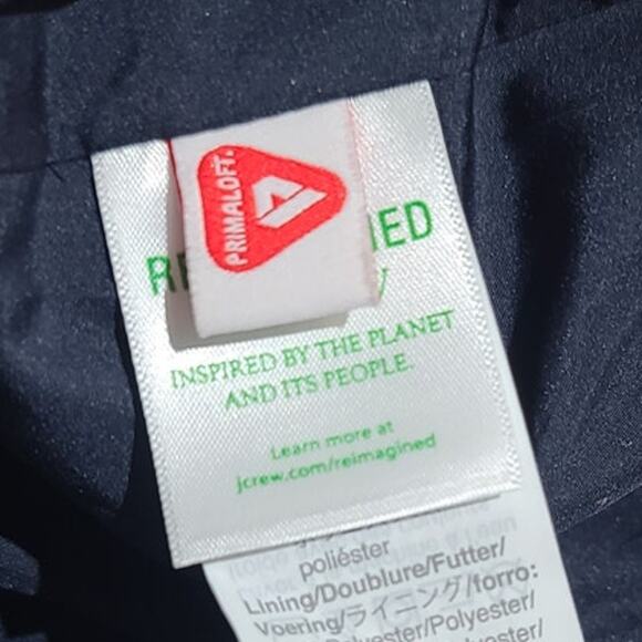 J. Crew Camel Quilted Regent Blazer Jacket PrimaLoft Signature Puffer Size XS - Picture 5 of 6